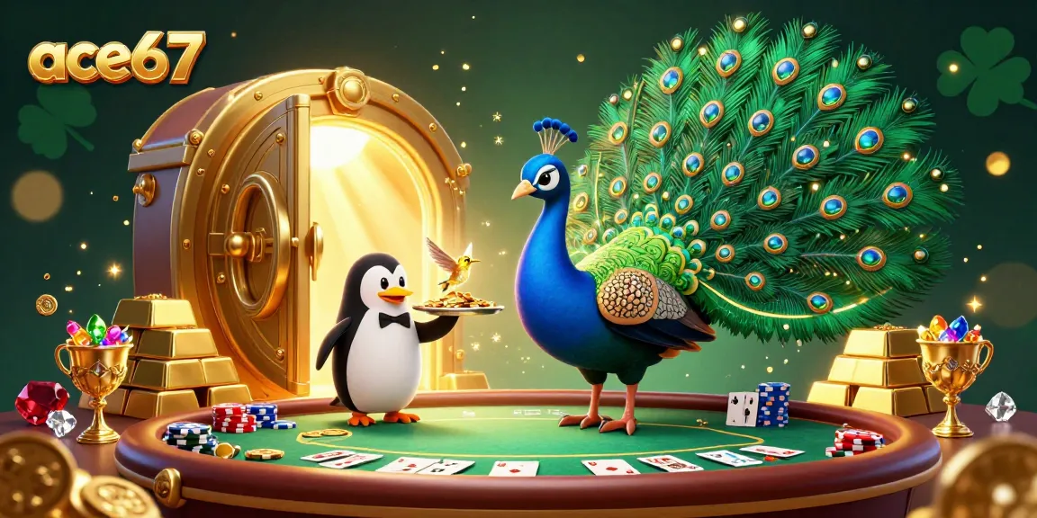Play poker with the enchanting ace67 characters amidst a scene of riches and excitement.