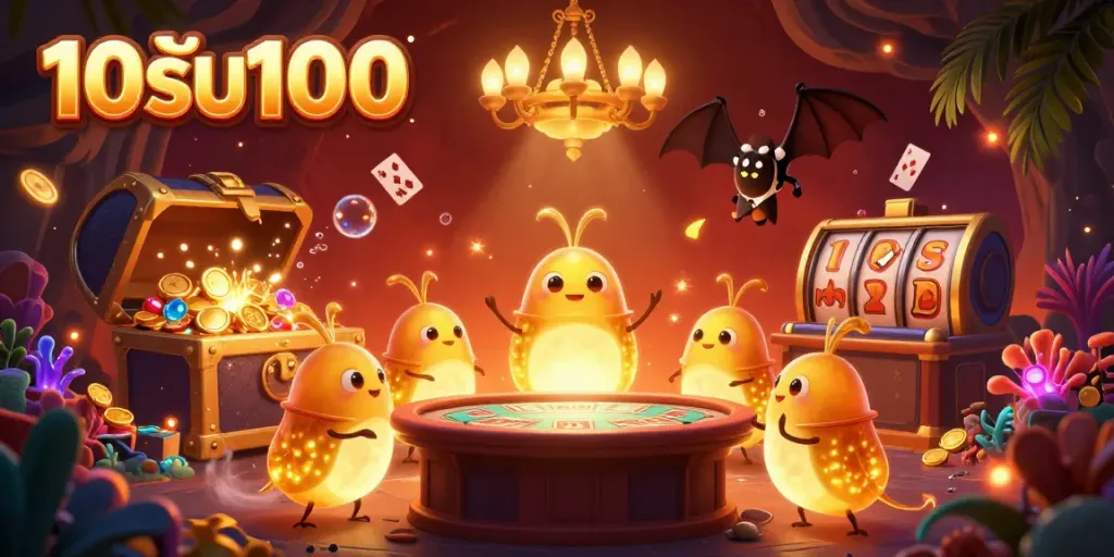 โปรโมชั่น 10รับ100 ในคาสิโนสล็อตสุดเจ๋งที่มีแสงไฟจากตัวการ์ตูนสุดน่ารัก