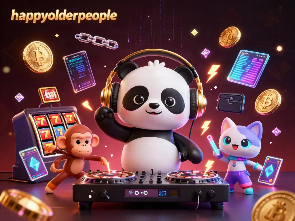 Experience the excitement of happyolderpeople at a vibrant casino scene with animated characters.