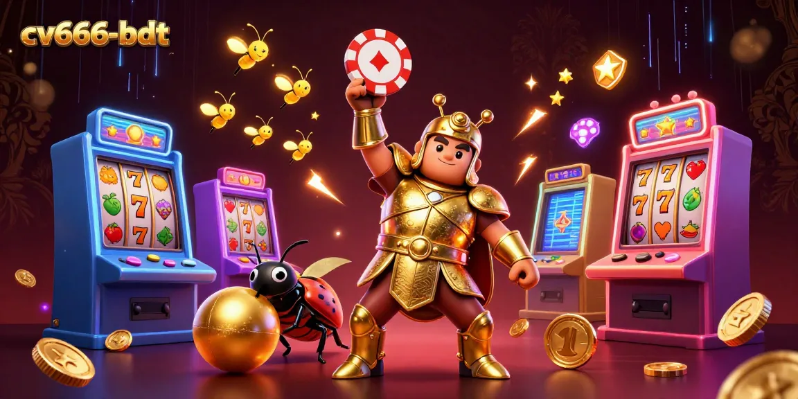 Experience the excitement of cv666-bdt with animated characters and vibrant casino elements.