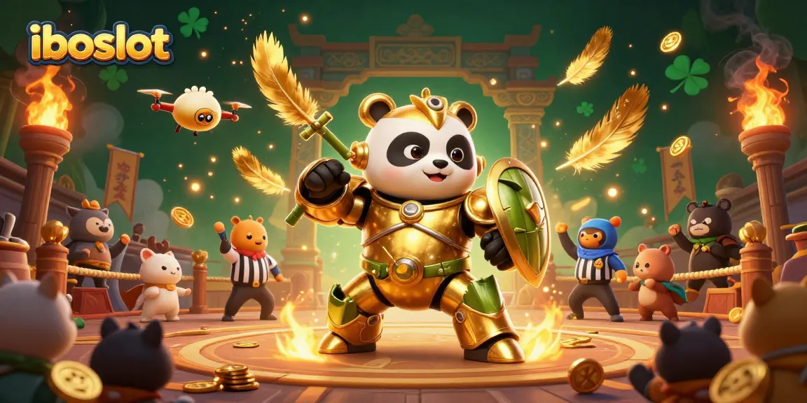 Engage with iboslot in a highly detailed 3D arena featuring action-packed gameplay and dynamic elements.