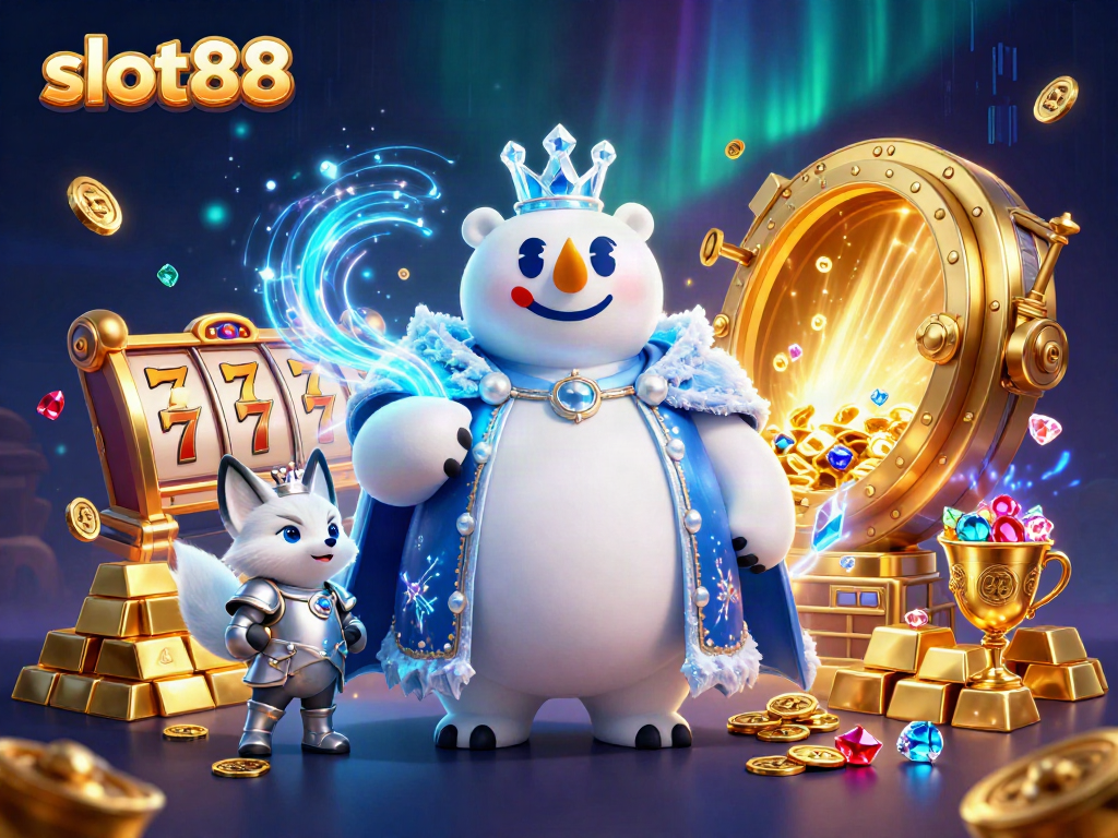Spin the slot88 reels for jackpots in an enchanting 3D casino scene