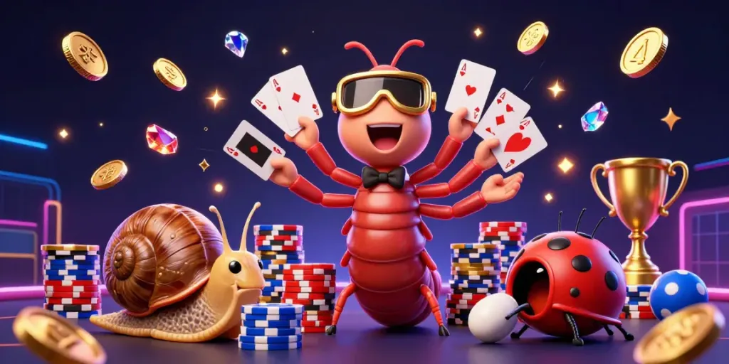 Experience the thrill of HeyBaji cricket betting with dynamic characters and vibrant casino elements.
