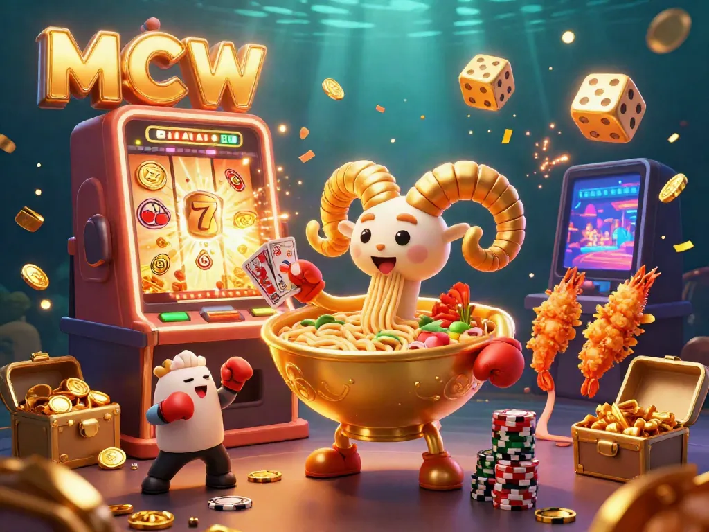 MCW offers a vibrant casino experience with themed characters and rich gaming elements.