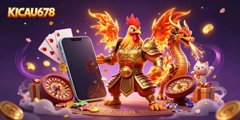 KICAU678 offers an exciting gaming atmosphere with colorful slot games and vibrant characters.