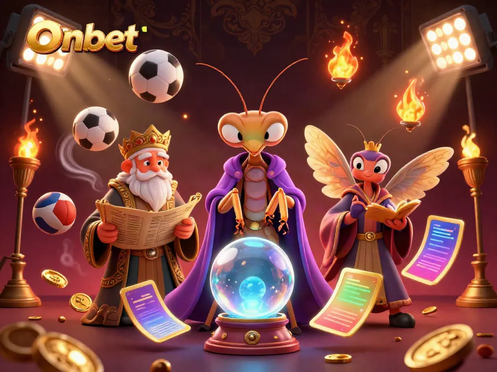 Engage in Onbet's thrilling gaming experience with cartoon characters and dynamic sports elements