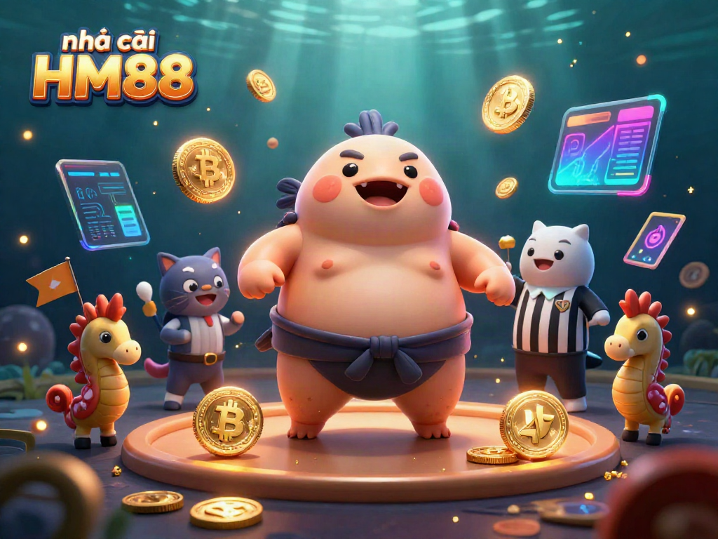 Engage in thrilling gameplay at nhà cái HM88 with vibrant 3D casino elements highlighting online betting